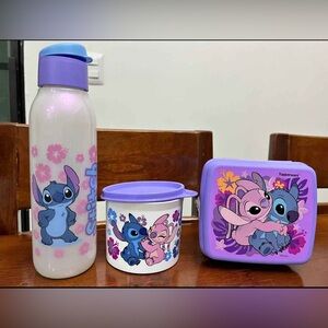 Tupperware Set of Stitch & Angel
